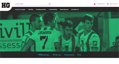 Desktop Screenshot of hockeyglobal.net